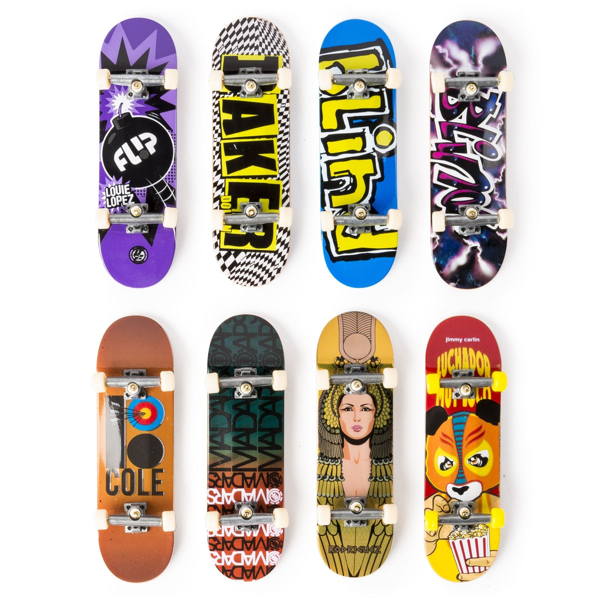 Deck 96-mm Fingerboard Mini Skateboard with Authentic Designs, Ages 6+ R7D5 - product image 8
