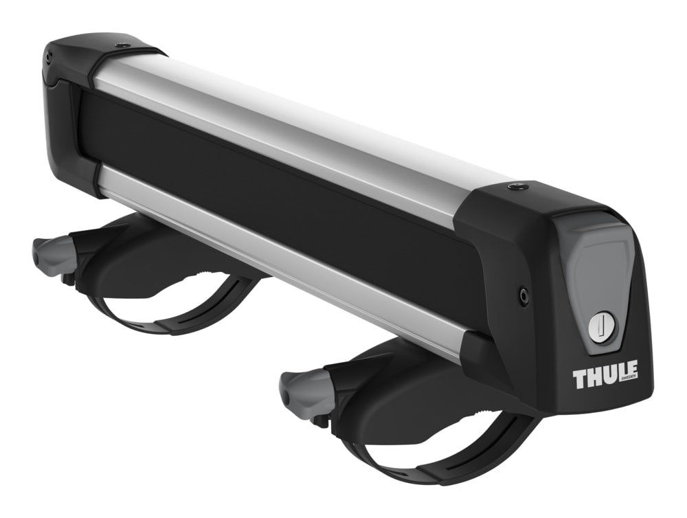 SnowPack Stainless Steel Roof Top Mount Ski/Snowboard Rack, Medium, Black, 2-pc T4R9 - product image 7