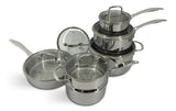 Elite Series 3-Ply Clad Stainless Cookware Set, Oven Safe K9Z0 - product image 1